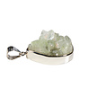 Zilveren hanger apofylliet (groen) | druppel ruw 2,9 x 2,1 cm Zilveren hanger apofylliet (groen) | druppel ruw 2,9 x 2,1 cm