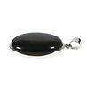 Zilveren hanger goud obsidiaan | ovaal 3,1 x 2 cm Zilveren hanger goud obsidiaan | ovaal 3,1 x 2 cm