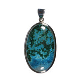 Zilveren hanger quantum quattro | ovaal 3,6 x 2,2 cm Zilveren hanger quantum quattro | ovaal 3,6 x 2,2 cm