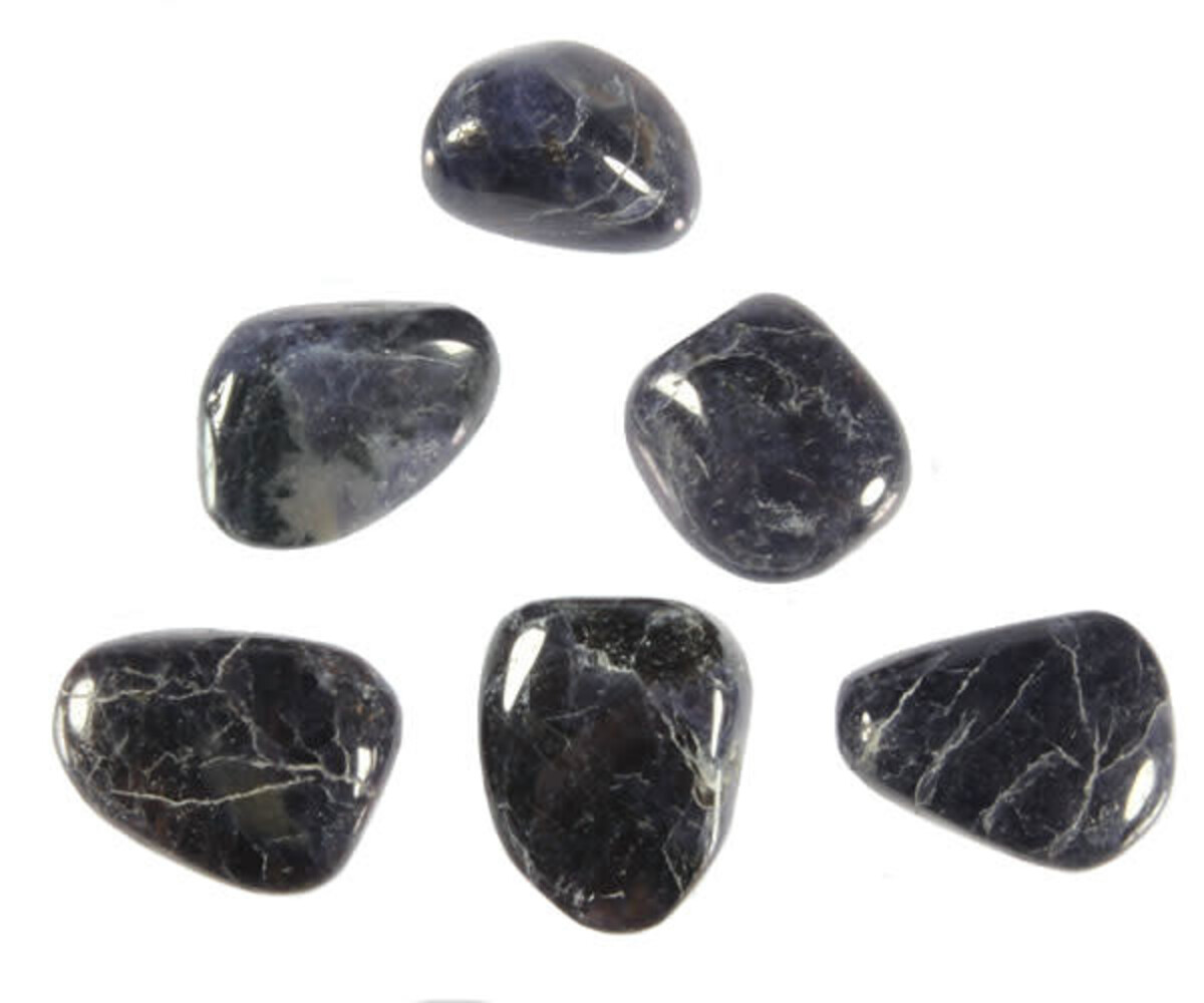 Ioliet steen getrommeld 10 - 20 gram Ioliet steen getrommeld 10 - 20 gram