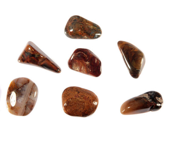 Pietersiet (bruin) steen getrommeld 10 - 20 gram