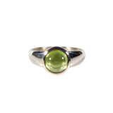 Zilveren ring peridoot maat 18 1/2 | rond 0,8 cm Zilveren ring peridoot maat 18 1/2 | rond 0,8 cm