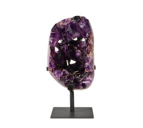 Amethist cluster op standaard 20,5 x 12 x 10,5 cm | 4656 gram Amethist cluster op standaard 20,5 x 12 x 10,5 cm | 4656 gram