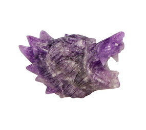 Amethist wolvenkop 13,5 x 8,5 x 7 cm | 553 gram