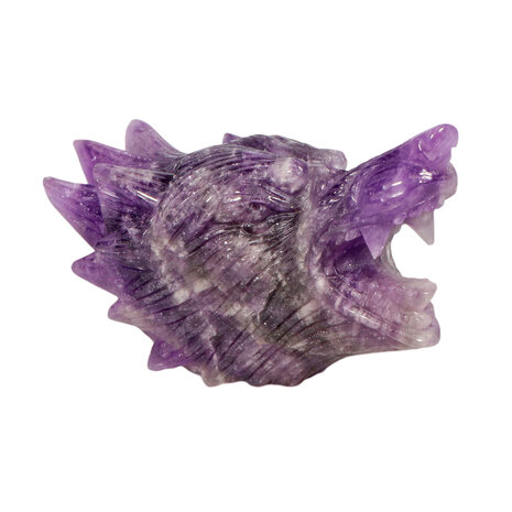 Amethist wolvenkop 13,5 x 8,5 x 7 cm | 553 gram
