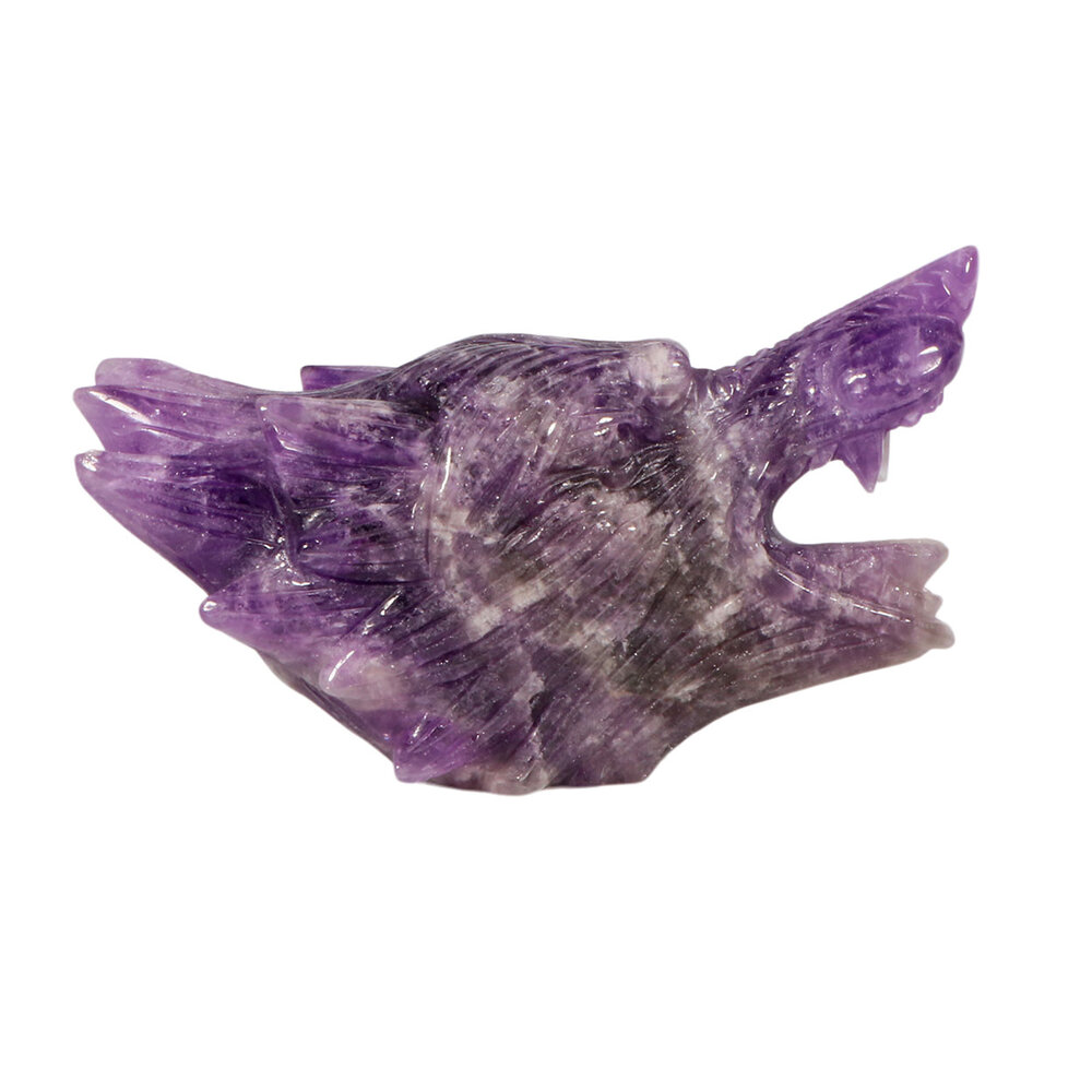 Amethist wolvenkop 13,5 x 8,5 x 7 cm | 553 gram