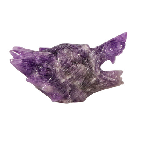 Amethist wolvenkop 13,5 x 8,5 x 7 cm | 553 gram