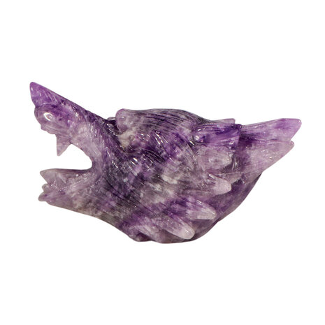 Amethist wolvenkop 13,5 x 8,5 x 7 cm | 553 gram