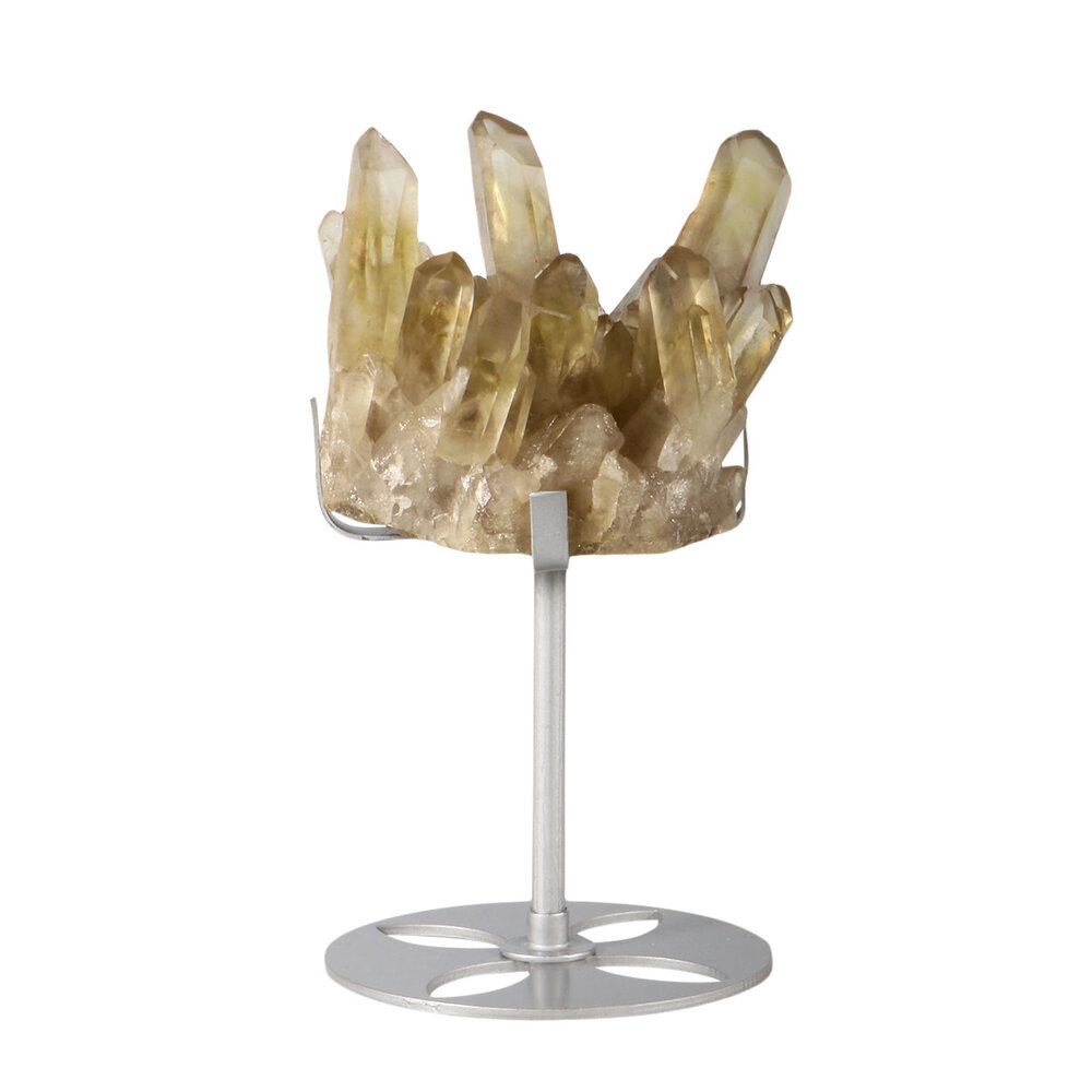 Citrien cluster op standaard 8,5 x 11 x 7 cm | 1035 gram Citrien cluster op standaard 8,5 x 11 x 7 cm | 1035 gram