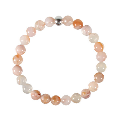 Agaat (bloem) armband 20 cm | 8 mm kralen Agaat (bloem) armband 20 cm | 8 mm kralen