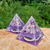 Orgonite piramide Gouden driehoek | 7,5 cm Orgonite piramide Gouden driehoek | 7,5 cm