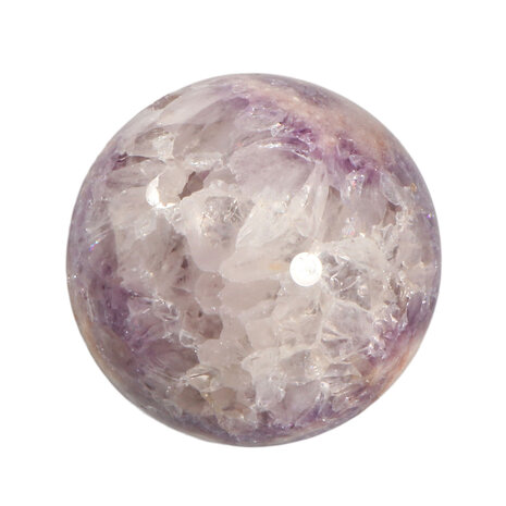 Amethist (roze) bol 68 mm | 429 gram