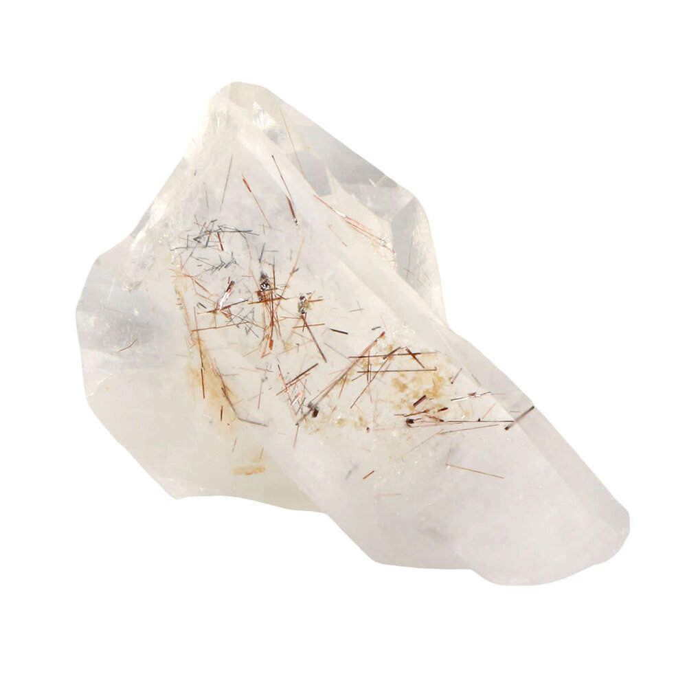 Rutiel fantoomkwarts (koper) brugkristal 12 x 7 x 7 cm | 495 gram Rutiel fantoomkwarts (koper) brugkristal 12 x 7 x 7 cm | 495 gram