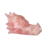 Rozenkwarts draken schedel 20 x 11 x 10,5 cm | 1758 gram