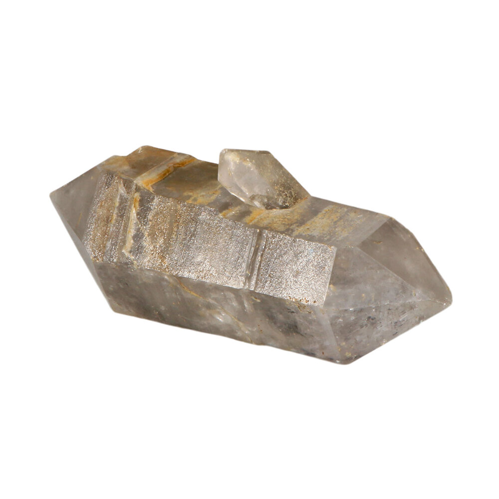 Rookkwarts (enhydro) dubbeleinder brugkristal 12 x 5 x 4,5 cm | 284 gram Rookkwarts (enhydro) dubbeleinder brugkristal 12 x 5 x 4,5 cm | 284 gram