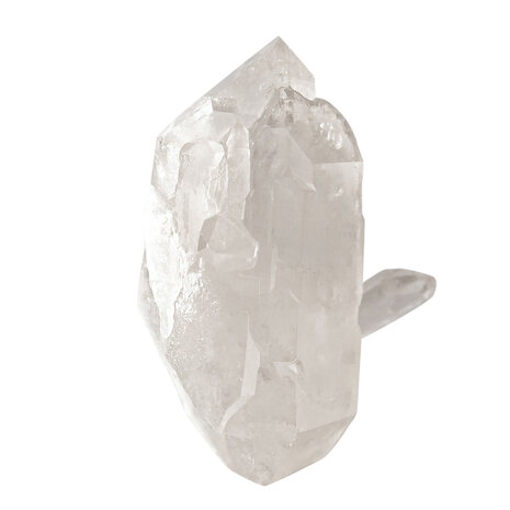 Kathedraalkwarts met brugkristal staand 20 x 13,5 x 8,5 cm | 2460 gram