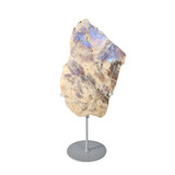 Maansteen A-kwaliteit schijf op standaard 29 x 17 x 2 cm | 2360 gram