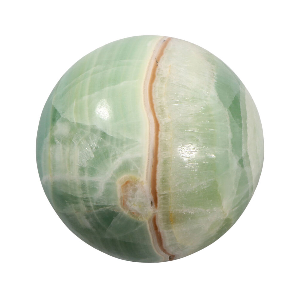 Calciet (groen/pistache) bol 102 mm | 1576 gram Calciet (groen/pistache) bol 102 mm | 1576 gram