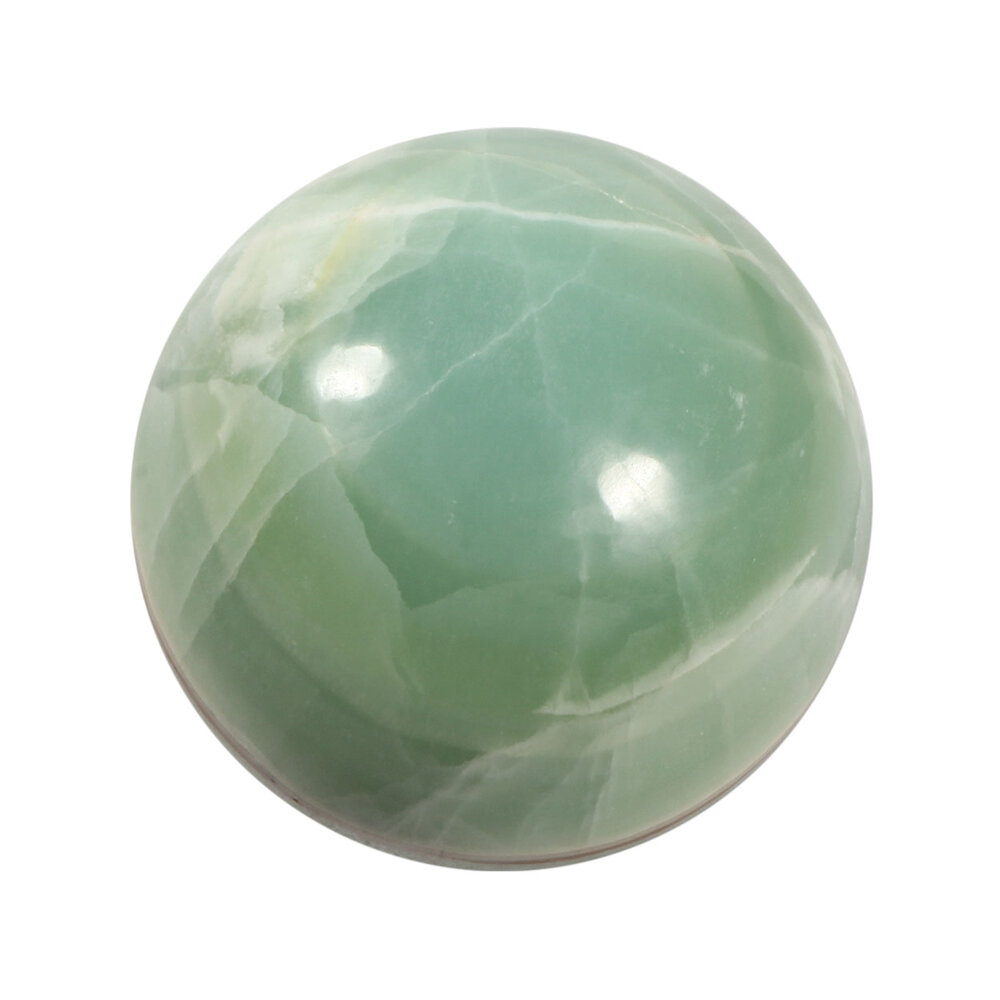 Calciet (groen/pistache) bol 102 mm | 1576 gram Calciet (groen/pistache) bol 102 mm | 1576 gram