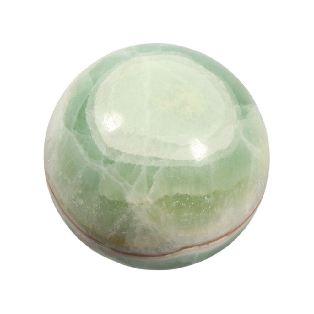 Calciet (groen/pistache) bol 102 mm | 1576 gram Calciet (groen/pistache) bol 102 mm | 1576 gram