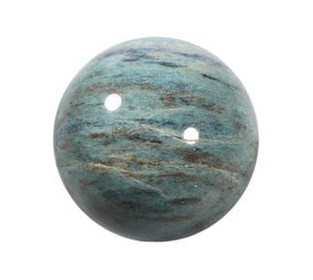 Kyaniet met scorzaliet in kwarts bol 93 mm | 1146 gram Kyaniet met scorzaliet in kwarts bol 93 mm | 1146 gram