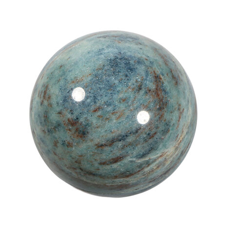 Kyaniet met scorzaliet in kwarts bol 93 mm | 1146 gram Kyaniet met scorzaliet in kwarts bol 93 mm | 1146 gram