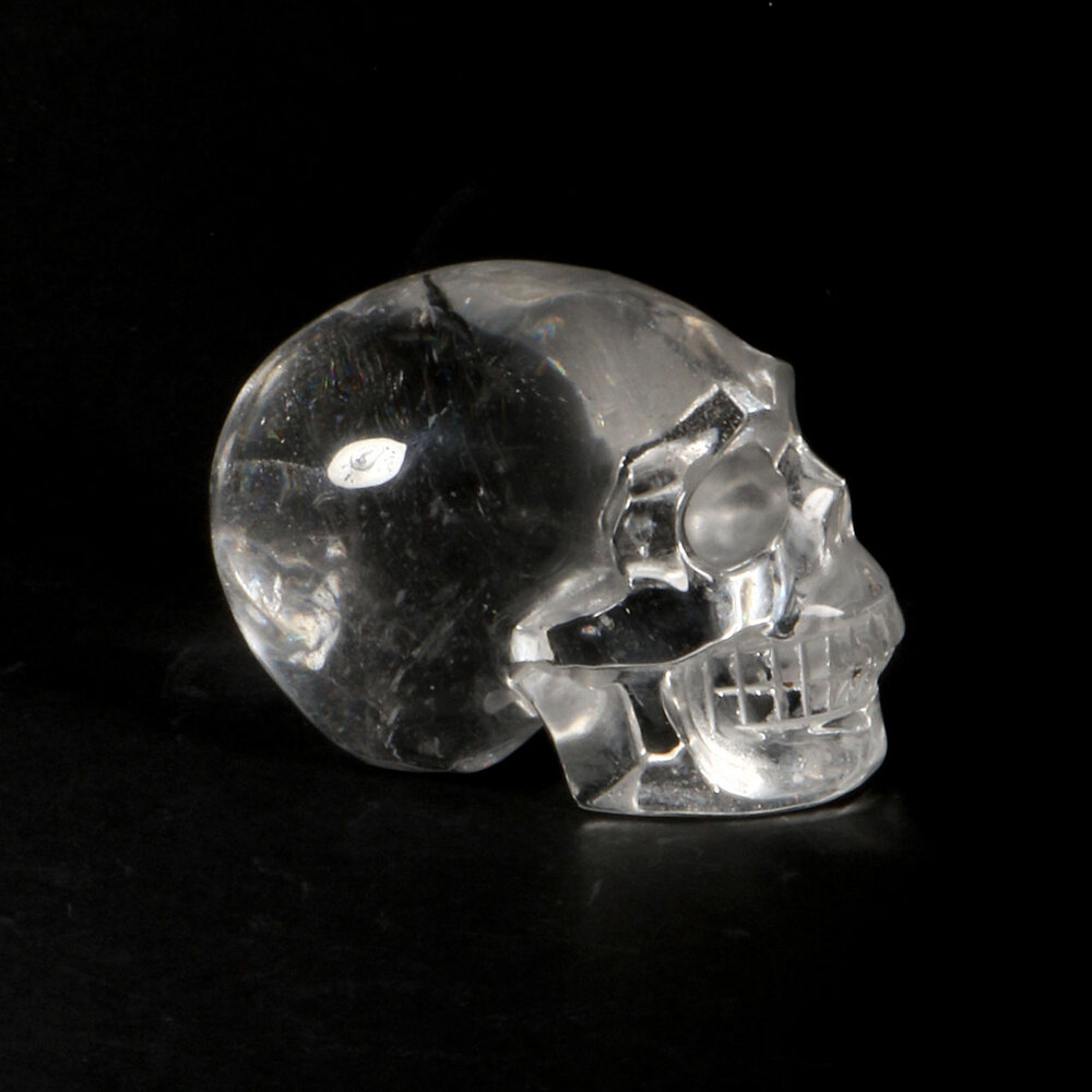 Bergkristal kristallen schedel 7 x 5 x 4,5 cm | 217 gram Bergkristal kristallen schedel 7 x 5 x 4,5 cm | 217 gram