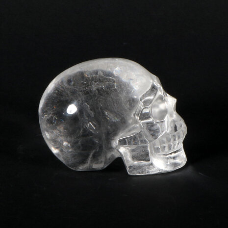 Bergkristal kristallen schedel 8 x 6,5 x 5,5 cm | 340 gram Bergkristal kristallen schedel 8 x 6,5 x 5,5 cm | 340 gram