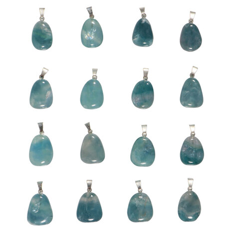 Fluoriet (blauw) hanger