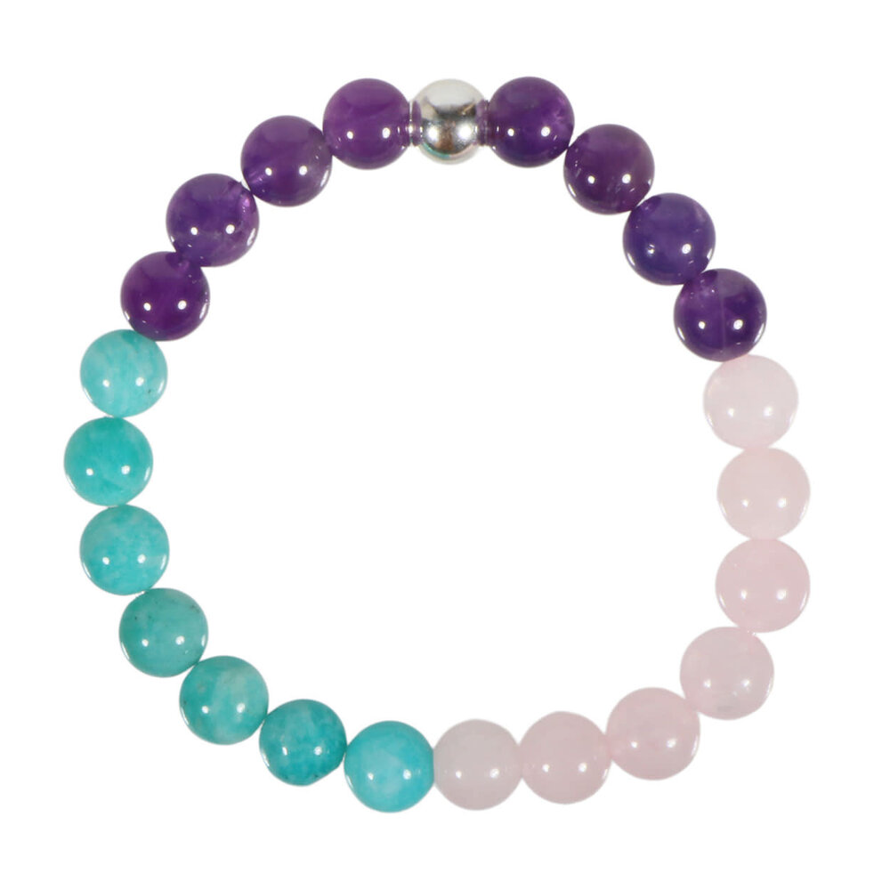 Armband verlies & rouw 18 cm | 8 mm kralen Armband verlies & rouw 18 cm | 8 mm kralen