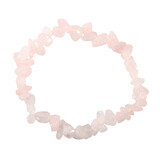 Rozenkwarts armband split Rozenkwarts armband split