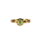Gold filled ring peridoot maat 18 1/2 | rond 6 mm Gold filled ring peridoot maat 18 1/2 | rond 6 mm
