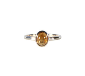 Zilveren ring toermalijn (geel/roze) maat 18 1/2 | ovaal 8 x 6 mm Zilveren ring toermalijn (geel/roze) maat 18 1/2 | ovaal 8 x 6 mm