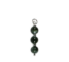 Zilveren hanger serafiniet | 3 bolletjes Zilveren hanger serafiniet | 3 bolletjes