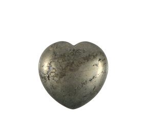 Pyriet edelsteen hart 3 cm Pyriet edelsteen hart 3 cm