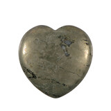 Pyriet edelsteen hart 4 cm Pyriet edelsteen hart 4 cm