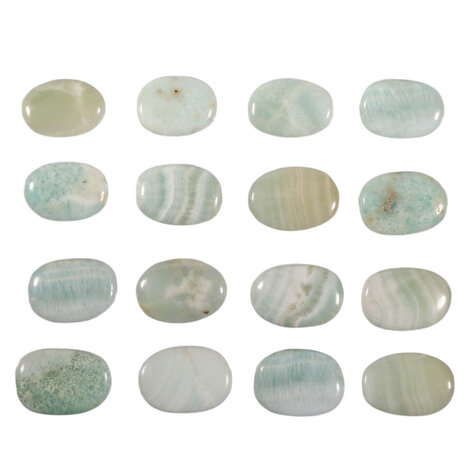 Hemimorfiet steen plat gepolijst Hemimorfiet steen plat gepolijst