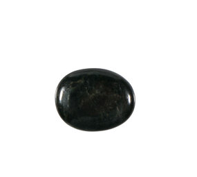 Jade (zwart) steen plat gepolijst klein