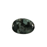 Smaragd steen plat gepolijst klein