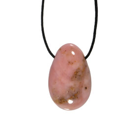 Opaal (Andes) hanger roze doorboord Opaal (Andes) hanger roze doorboord