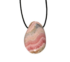 Rhodochrosiet hanger doorboord Rhodochrosiet hanger doorboord