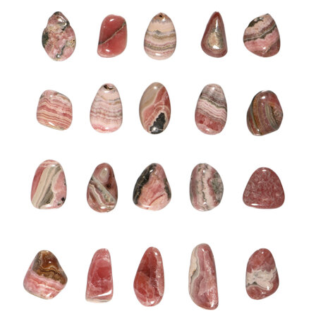 Rhodochrosiet hanger doorboord