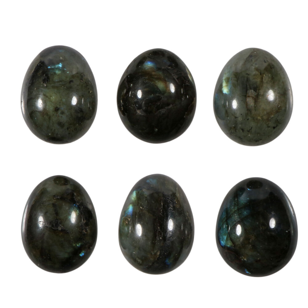 Labradoriet edelsteen ei 4 x 3 cm