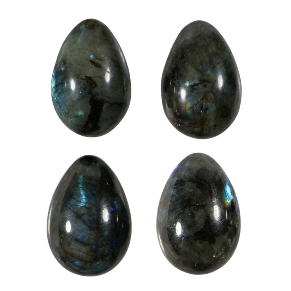 Labradoriet edelsteen ei 6 tot 6,5 cm