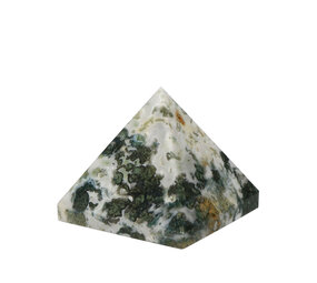Mosagaat piramide 4,3 tot 4,8 cm Mosagaat piramide 4,3 tot 4,8 cm