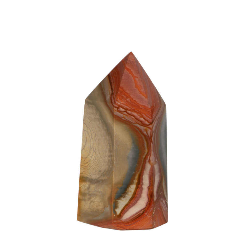 Jaspis (polychroom) punt geslepen 14 x 8 x 5,5 cm | 926 gram Jaspis (polychroom) punt geslepen 14 x 8 x 5,5 cm | 926 gram