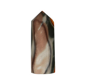 Jaspis (polychroom) punt geslepen 17,5 x 6,5 x 5,5 cm | 1058 gram Jaspis (polychroom) punt geslepen 17,5 x 6,5 x 5,5 cm | 1058 gram