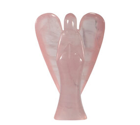 Rozenkwarts A-kwaliteit engel 14 x 9 x 4,4 cm | 512 gram Rozenkwarts A-kwaliteit engel 14 x 9 x 4,4 cm | 512 gram