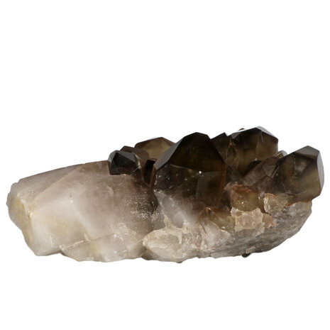 Citrien met rookkwarts (smoky citrien) zelfhelend cluster 28,5 x 16 x 11 cm | 4024 gram