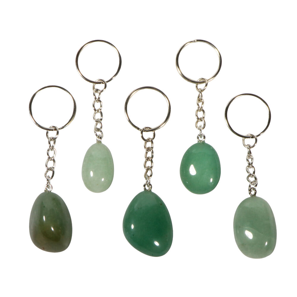 Aventurijn sleutelhanger